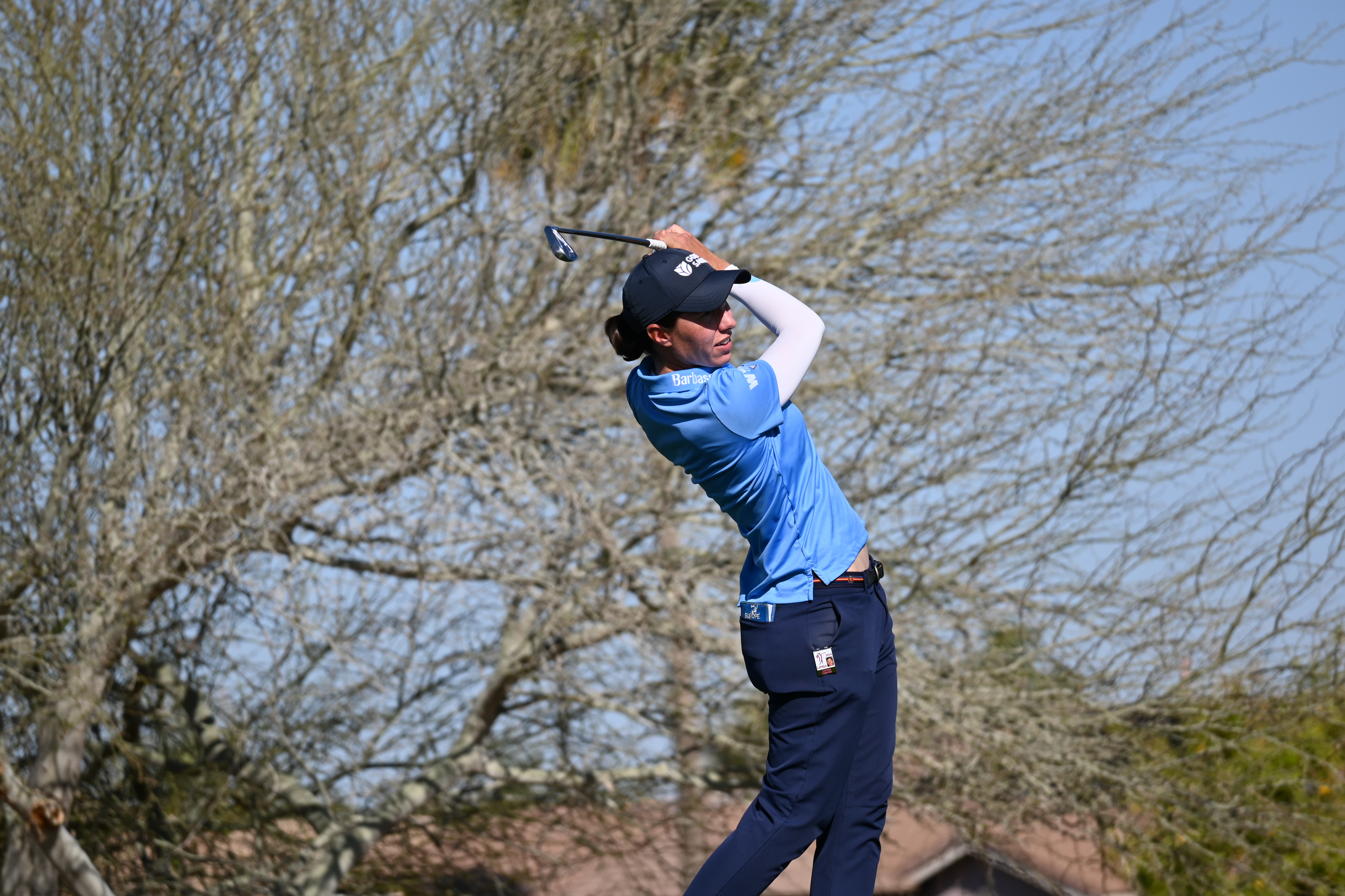 Ciganda Goes Low to Take Lead